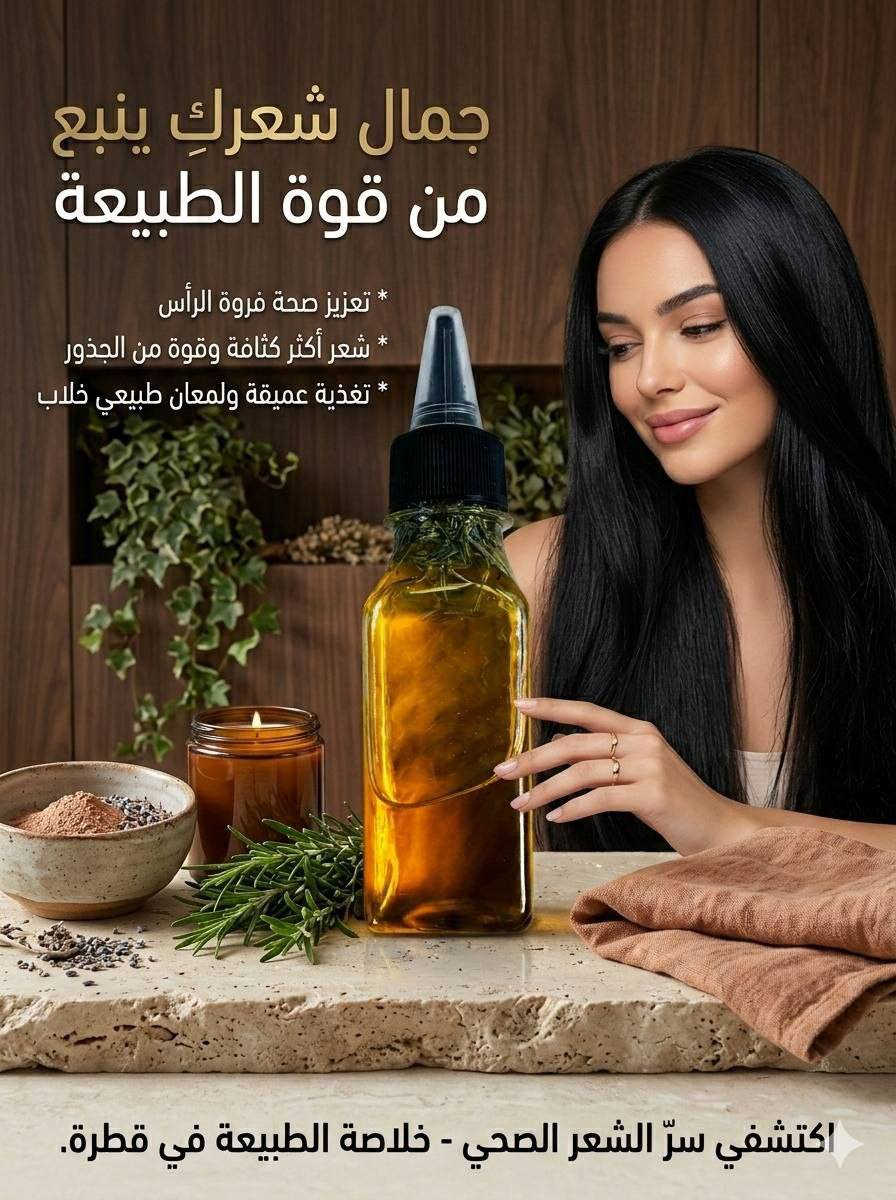 ✨ إكسير الكثافة والنمو: القوة المزدوجة لزيت إكليل الجبل وزيت الكتان ✨ من # حسين_البهادلي
هل تحلمين بشعر كثيف، طويل، وخالٍ من التساقط والتقصف؟
الطبيعة تمنحك الحل الأمثل في عبوة واحدة. اكتشفي السر وراء الشعر الصحي والحيوي مع مزيج زيت إكليل الجبل المحفز وزيت الكتان المغذي. تركيبة فريدة تجمع بين تحفيز النمو العميق والترطيب الفائق.
🌿 مكونات فعّالة وخصائص مدروسة:

1. زيت إكليل الجبل (محفز النمو الطبيعي):
• خصائصه: غني بمضادات الأكسدة القوية (مثل حمض الكارنوسيك) ومركبات تنشيط الخلايا، ويمتلك خصائص مضادة للميكروبات والالتهابات.

• وظيفته: يعمل كموسع طبيعي للأوعية الدموية في فروة الرأس، مما يزيد من تدفق الدم والأكسجين إلى البصيلات. يحفز نمو شعر جديد، يطيل دورة حياة الشعرة، ويعتبر من أقوى المكونات الطبيعية للحد من تساقط الشعر ومحاربة القشرة.
2. زيت بذور الكتان (درع الحماية والترطيب):

• 🚀 تسريع وتيرة النمو: بفضل تنشيط البصيلات بـ (إكليل الجبل) وتغذيتها بـ (الكتان)، ستلاحظين زيادة ملحوظة في طول وكثافة شعرك.

• 🛡️ إيقاف التساقط: يقوي جذور الشعر ويمنع ضعفها وتساقطها المبكر.

• 💧 معالجة الجفاف والتقصف: يقضي على الهيشان ويصلح الأطراف المتقصفة، ليترك شعرك ناعماً كانسياب الحرير.

والسعر بلاااش للاستفسار خاص


**إذا كنت صاحب هذا الإعلان وتريد حذفه لأي سبب، رجاءا أرسل رسالة إلى الدعم الفني**