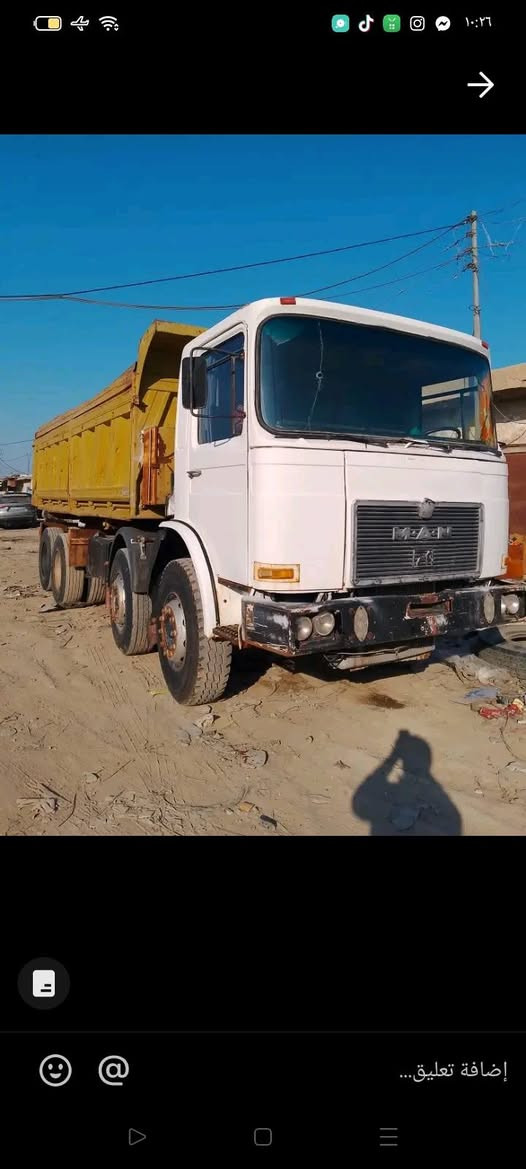 سلام عليكم البيع مان موديل ٩١ محرك سته اسوبر ٢٥مان امجفت جديد استندر كير 160برميل مجموعه
نصف GF حديث رقم اصفر انشايه بصرة مراوس بسكس
قلاب حسب القناعه *********** رقمي بيه وتساب سعر ١٢٠
