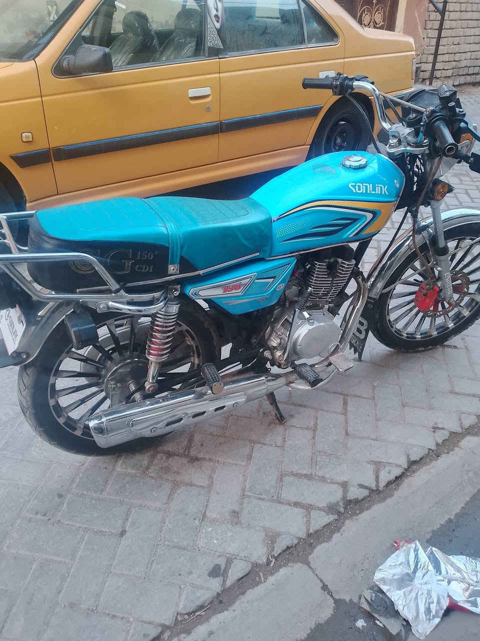 السلام عليكم دراجة سونك للبيع المكينة مكفوله السعر 700
***********
