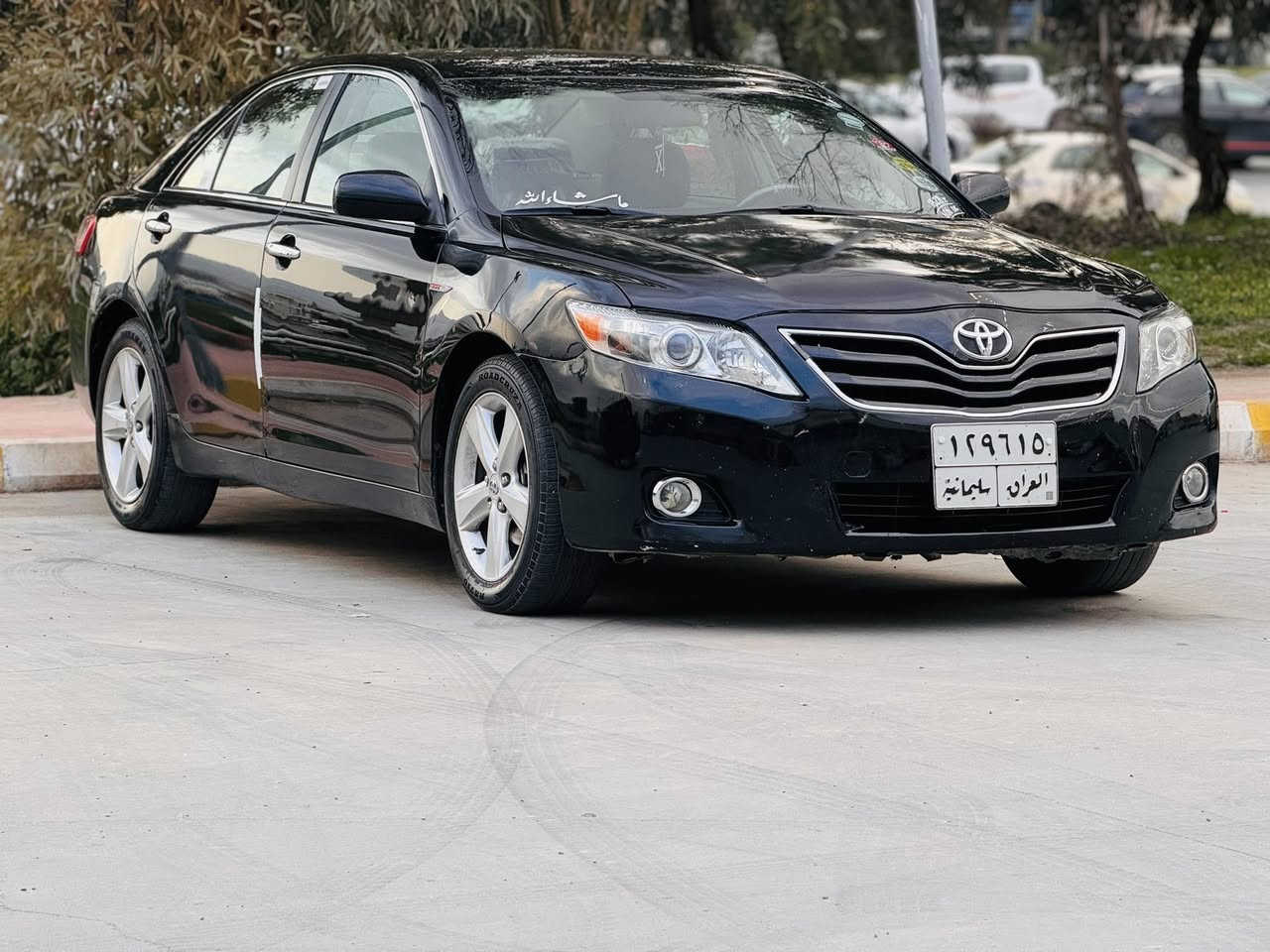 كامري 2011 كندي رقم سليمانيه سنويه جديد سعر93  
محرك 2500 / 4 سلندر ماشي 170 سياره جديده كلش 
شاشه كامره حساس لايتات زنون تايرات ويلات جديد 
تحديد سرعه تحكمات داخل عسلي تبريد تدفئه حداديه جديد سياره جاهزه من كلشي وجديده 
بيهه 3 قطع ومكانين صغار صبغ 
سعر ٩٣ مكان السياره كركوك ***********
