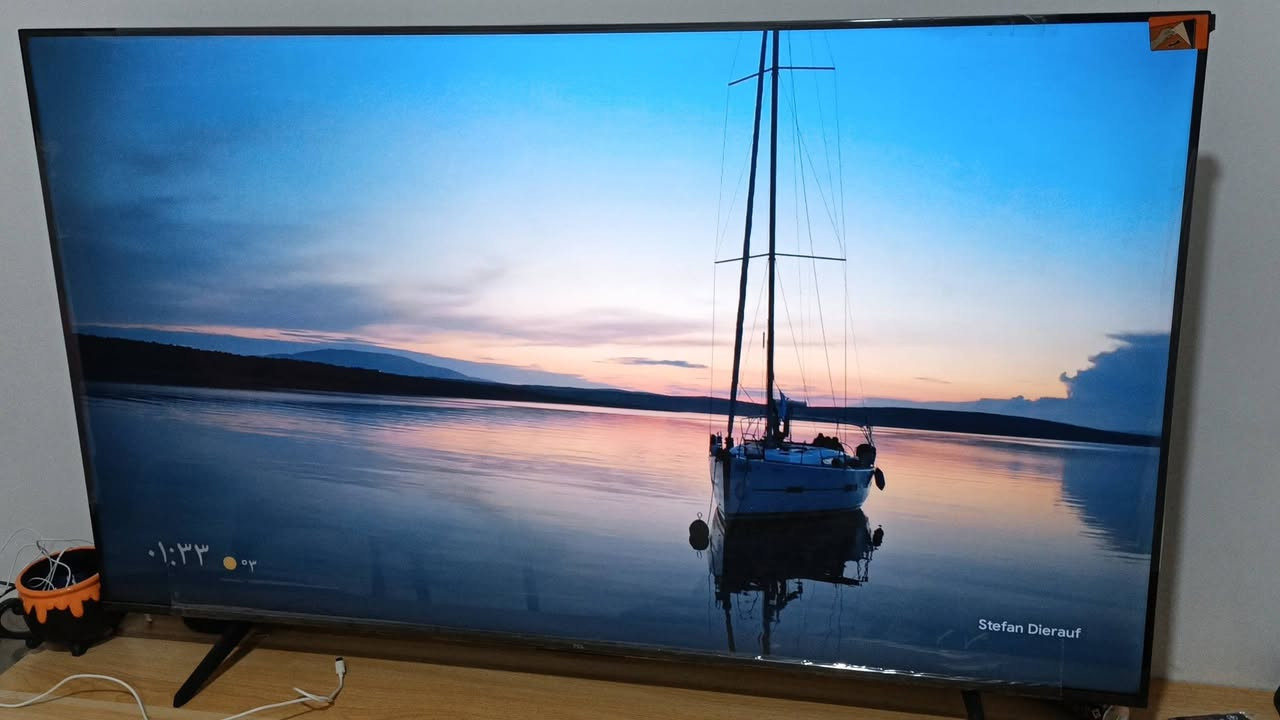 تلفزيون tcl حجم 55 4k للبيع أو مراوس ب تلفون ايفون  ل تواصل *********** مكاني بصره
