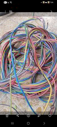 سنكل شعري للبيع مجموع  اطوالهن 100متر قياس  6ملم العنوان  بغداد  البلد...