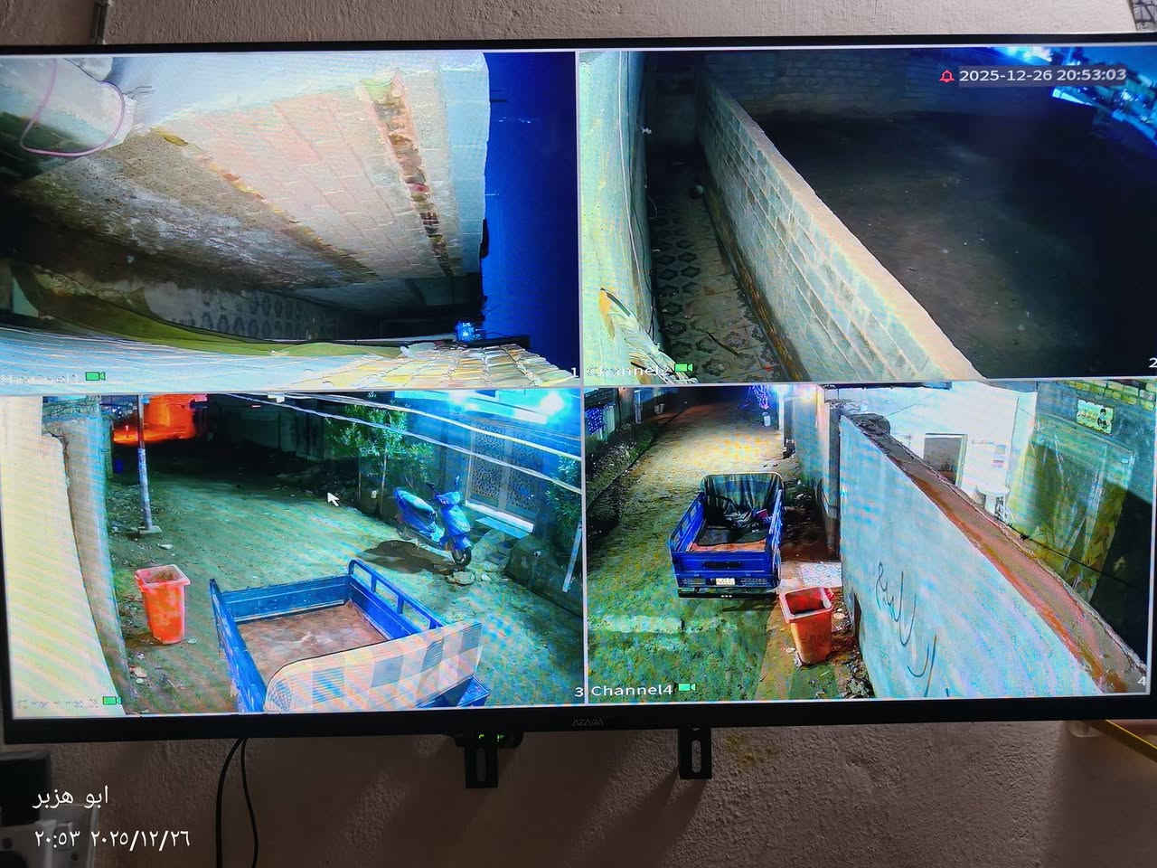 #يوجد_توصيل_جميع_المحافظات
#الميزة_المواصفات
#تم تصيب كاميرات دهوا اصلي صوت وصورة لاحد البيوت في حي العسكري
#العلامة_التجارية_Dahua
رقم الطراز HAC-HFW1200TLMP-IL-A
حساس الصورة حساس CMOS بدقة 2MP كامل الألوان
الدقة 1920 × 1080 (2MP)
العدسة عدسة ثابتة (3.6 مم)
الرؤية الليلية رؤية ملونة بالكامل مع فلاش LED مزدوج
الصوت ميكروفون مدمج
النقل محوري (HDCVI)
تصنيف مقاومة الطقس IP67
مصدر الطاقة 12V DC
درجة حرارة التشغيل -40°C إلى 60°C
الأبعاد 70 مم × 180 مم × 70 مم
الوزن تقريبًا 450 غ
التركيب مثبت على الجدار أو السقف
#يوجد تنصيب وفحص اعطال الكامرة وكامرات مراقبة جملة ومفرد يوجد كل مايخص الكامرات المراقبة بأنسب الاسعار 
راسل الصفحة او الاتصال والاستفسار عن طريق الواتساب 
***********
