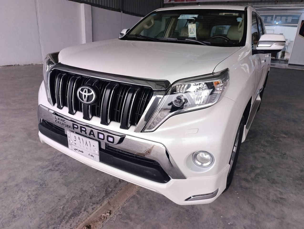 السلام عليكم برادوTXL 2014 مكفوله جديدة
مكينة4 سلندر 2700 مكفولة
بخاخ لايت
غرفة جلد 7راكب
فور ويل
شاشة كامرة
حساس دعامية
بصمة تشغيل عن بعد
لايت متحرك
منظومة زنون عالي ناصي
تخم تاير جديد صدر جديد 
سيارة جديدة جدآ وجاهزه من كل النواحي
واسط قضاء الزبيدية 
***********
***********
