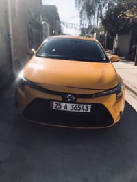 كورلا تكسي 2022سنويه جديده بسمي بنزين + غاز وارد امريكي ضرر المنشأ شبر...