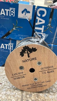 🌹بكره للشغل الثقيل و الشبكات الخارجي الأقوى Cat6 SFTP 🔥 Nature – Outdo...