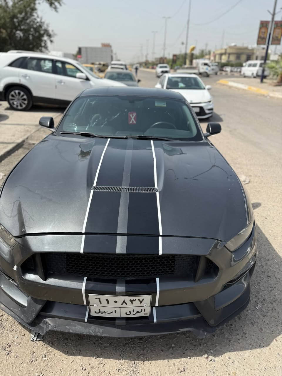 موستنك 2017 
V6 
مواصفات شفتات 
سبورت ونورمال 
كت GT
بنيد محدث 
حادث السياره جاملغ امامي 
وربع باب 
صبغ جسر لغد بسبب حادث ترتيب السياره 
سيارة كامله من كل نواحي صدر كير مكينه ما مفتوحة 
حجر بيئه بلإضافة سياره على وضع شركة ستوك بدون برمجة 
للتواصل واتساب فقط متوفر 
حاليا موقعي اربيل بيع مستعجل السعر 140
*********** بغداد, العراق
