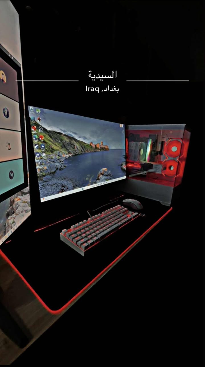 السلام عليكم PC للبيع كاملة عدى الميز

FAN CASE SAMA INF

RAM TFORCE 3600 2X16 WHITE \

BLACK

CASE DARK FLASH DK415P

PSU THERMALRIGHT 750W GOLD

GENS

RX 7700XT SPPHIEW PURE 12GB

AG400 WHITE RGB DEEPCOOL

NVME LEXAR 1TB GEN

M.B ASUS B450 PRIME MK

CPU R5 5600X

شاشة asus tuf 240hz تكدر تكسرها 280hz حجم 27 و شاشة سامسونك 27 144hz ips ماوس و سماعة كيبورد ريد راكون  السماعة واير ليس يوبي اس اوفلاين

 ملاحظة مايك السماعة ناصي و يو بي اي 1500w قبل اسبوع اشتريته 

تواصل ***********
