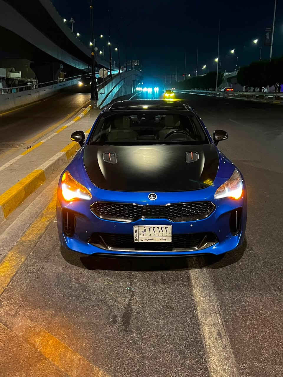 145 مع مجال بسيط
كيا ستنكر 2018 GT2 اعلى فئة 
محرك 6 سلند توين تيربو حجم 3.3 
القوة 370 حصان 
العزم 520 نيوتن 
تسارع من 0 الى 100 3.5 ثانية 
رقم بغداد باسمي 
فول 1/1
بصمة +دخول ذكي 
بانوراما 
صندوق كهرباء 
نقط عمياء 
رادارات امامي +خلفي 
مري شفط 
كشنات حضن +منفصل 
مرايات تعتيم ذاتي 
لايتات امامية اوتو متحرك مع الستيرن 
بك لايت LED لايتات الداخلية LED 
شفتات ستيرن + داتا شو 
انارة ترحيب اثناء فتح الابواب ومري قلاب 
هاند بريك بصمة 
قيادة ذاتية مع توقف ذكي تنبيه خروج مسار 
‏Bermpo نضام بريك 6 بستم 
تغير صوت الاكزوز مت شاشة السيارة (منخفض اوً وسط وعالي ) 
خزن كشنات ميموري الكراسي الامامية كهرباء وتدفئة +تبريد 
تبريد قطعتين 
خمس انضمة قيادة السيارة 
سمارت او ايكو ونورمال وسبورت او حلبة 
السيارة عليهة
شوت kn 
دبل عطاس kn 
اويل كاج كان 
وعليهة سقف روز رايز تحكم بل ريمونت 
السيارة خير من الله مناقصهة شي وترايك للبصرة 
السيارة بيهة جاملغ السايق مبدل ومصبوغ نفسة وباب السايق والوراهة من جوة اصبعين معجون مو الباب من جوة فقط من يم الدوسة الاستفسار ***********
