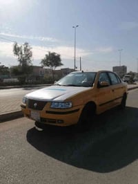 سمند 2012 كرستال ناطق شغال السياره حلوه ونضيفه بيه صبغ ربع الجاملغ الا...