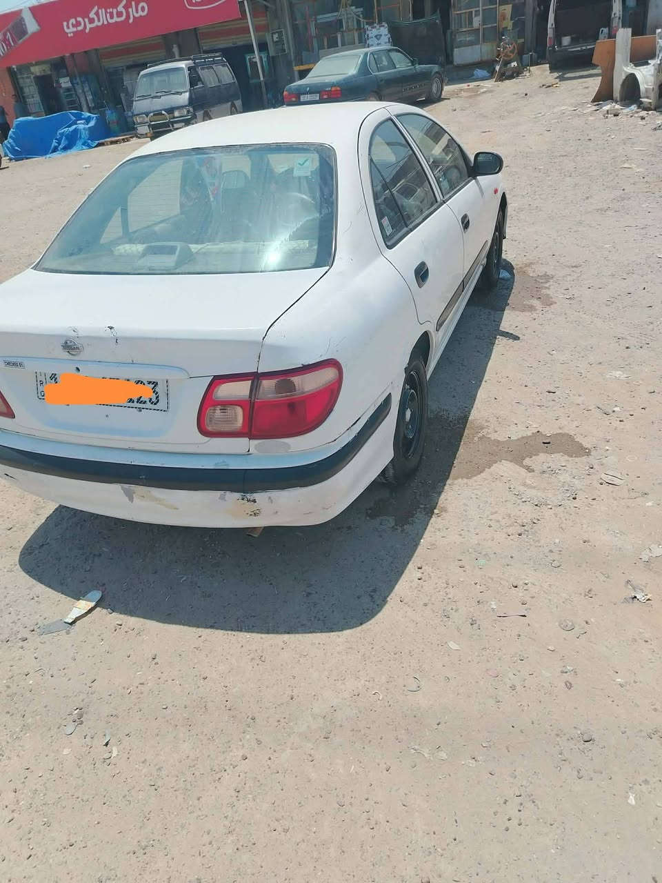 سلام عليكم نيسان سني للبيع موديل 2002 رقم بغداد السعر 60 وبيه مجال الاستفسار *********** واتساب ***********
