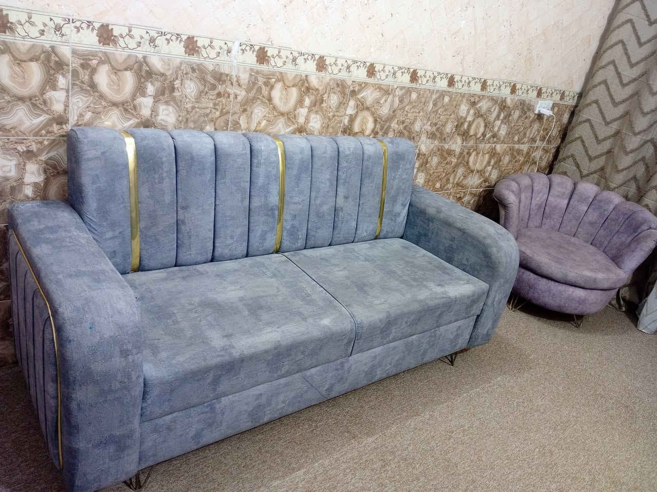 صار تكدر تاثث بيتك
بقصط 55الف فقط 
شغل تسكام درجه اولى ضمان 10سنوات الخشب جام روسي بلايود اسود اسفنج مميز اول قماش حسب الطلب جميع انواع الاقمشه 
العنوان كوت الشهداء مقابل شارع الاطلال 

الاستفسار ***********متوفر وات ساب
