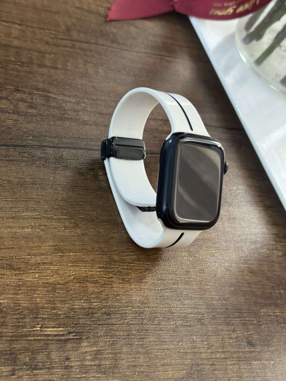 Appl watch 7 Nike
نظافة ٩٥٪؜
البطارية ٨٦٪؜
السعة ٣٢ غ.ب
حجم الساعة 45mm 
شاحنتها الاصلية موجودة


**إذا كنت صاحب هذا الإعلان وتريد حذفه لأي سبب، رجاءا أرسل رسالة إلى الدعم الفني**