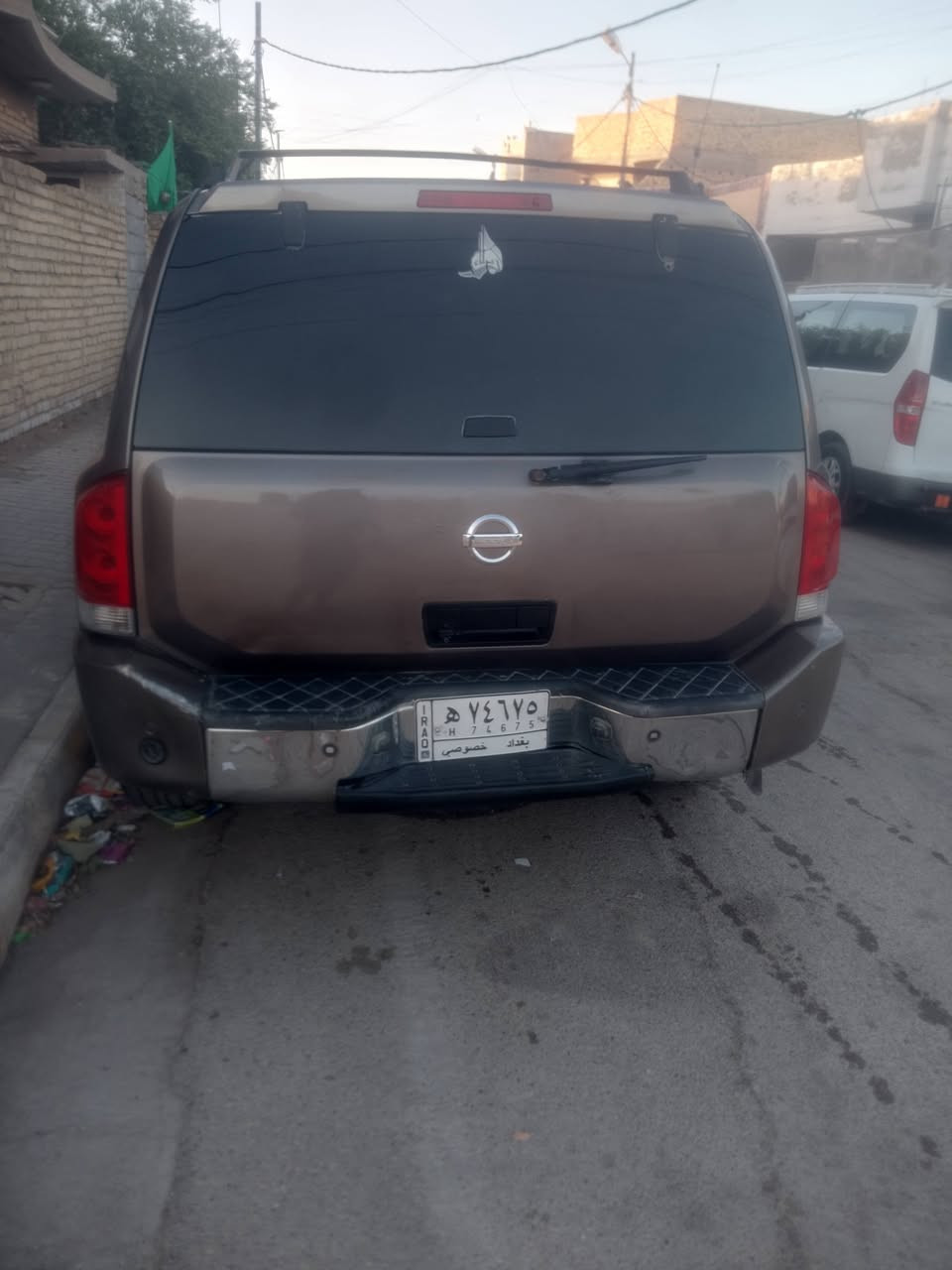 السلام عليكم 
نيسان ارماده وادربيه بنيدوجاملغ سياره مكينه كيرتخم تاير تبريدثلج حداديه جديده من الاخيرمكفوله السياره بيه منظومه غاز الجبيره تحويل ثاني يوم رقمه بغدادالماني سنويه باسمي كوت موبايل ***********
