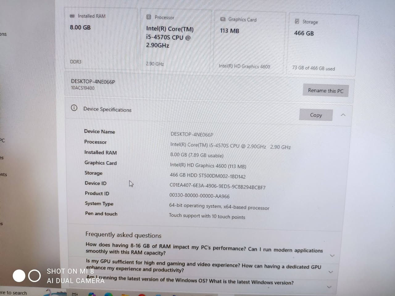 اول اين ون لينوفو شاشة 24 بدون عيب مواصفات موجود بالصور 
سعر خاص


**إذا كنت صاحب هذا الإعلان وتريد حذفه لأي سبب، رجاءا أرسل رسالة إلى الدعم الفني**