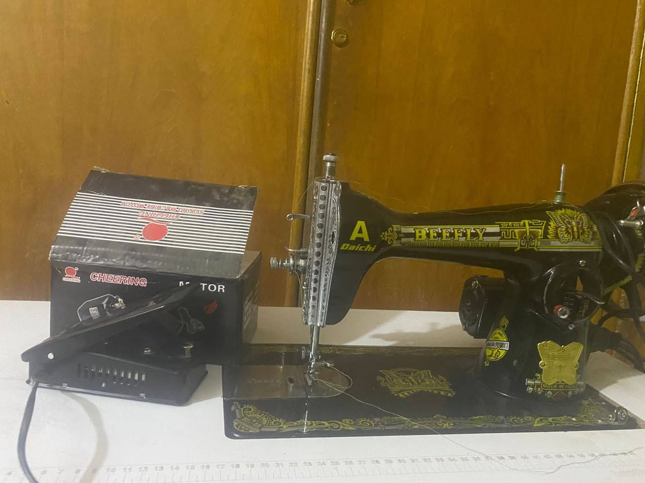 مكينة سانجر ام الفراشة نوعية جيدة 
اخذتها جديدة لكن ماعندي مكان وردت أبيعها كامله هي وملحقاتها ووياها ميزها 
أبيعها ب 60 وبيها مجال


**إذا كنت صاحب هذا الإعلان وتريد حذفه لأي سبب، رجاءا أرسل رسالة إلى الدعم الفني**