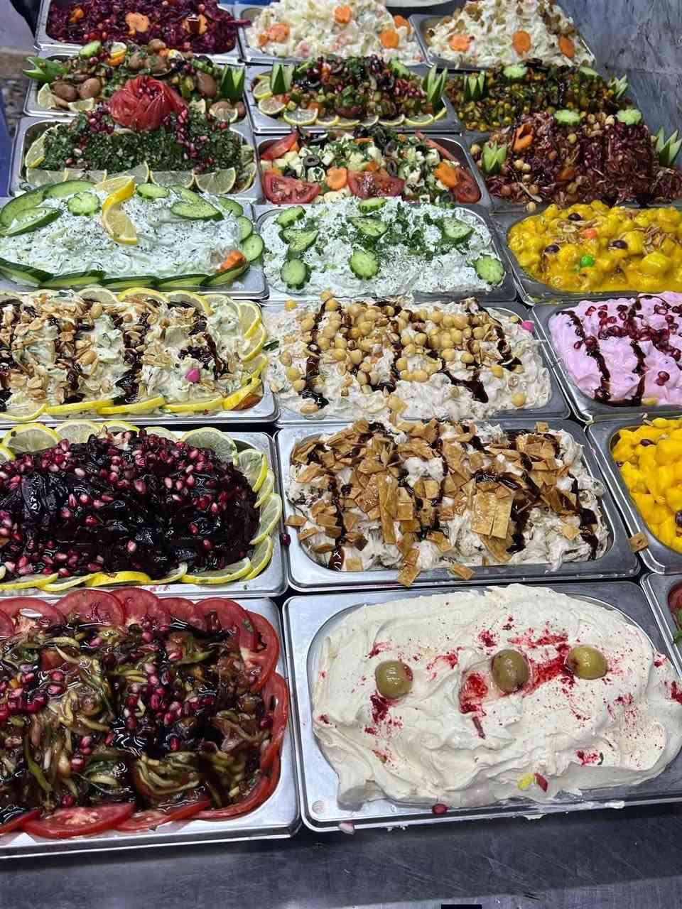 مرحبا تجهيز عارضات تجهيز مطاعم مقبلات زلايط بكل الانواع مكاني بغداد العبيدي متفرغة*********** \\***********
