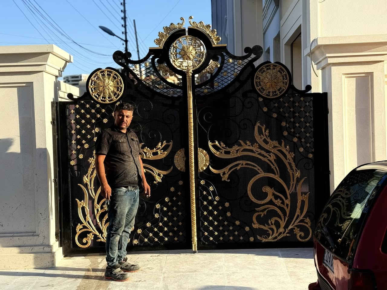 حداد أربيل أبواب وقمريات  محجل***********
