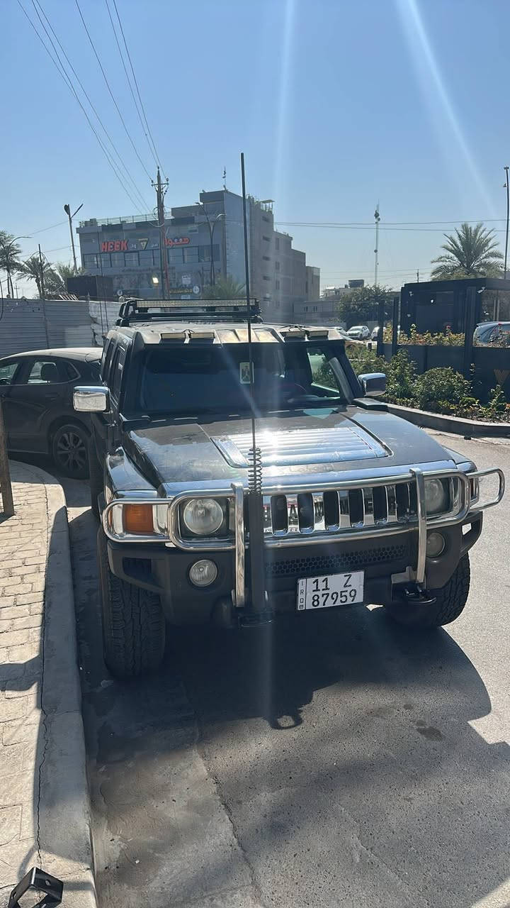 السلام عليكم للبيع h3 موديل 2008سياره كلين مكينه3700المرغوب سيارة خير من الله بدون نقص مزودة تايرات جبليه درع استيل كامره دواره زينون سيبايه درج سستم صوت كلشي بيها شغال بلاد السعر135$مكان سياره بغداد الغزاليه الاتصال *********** بيع او مراوس
