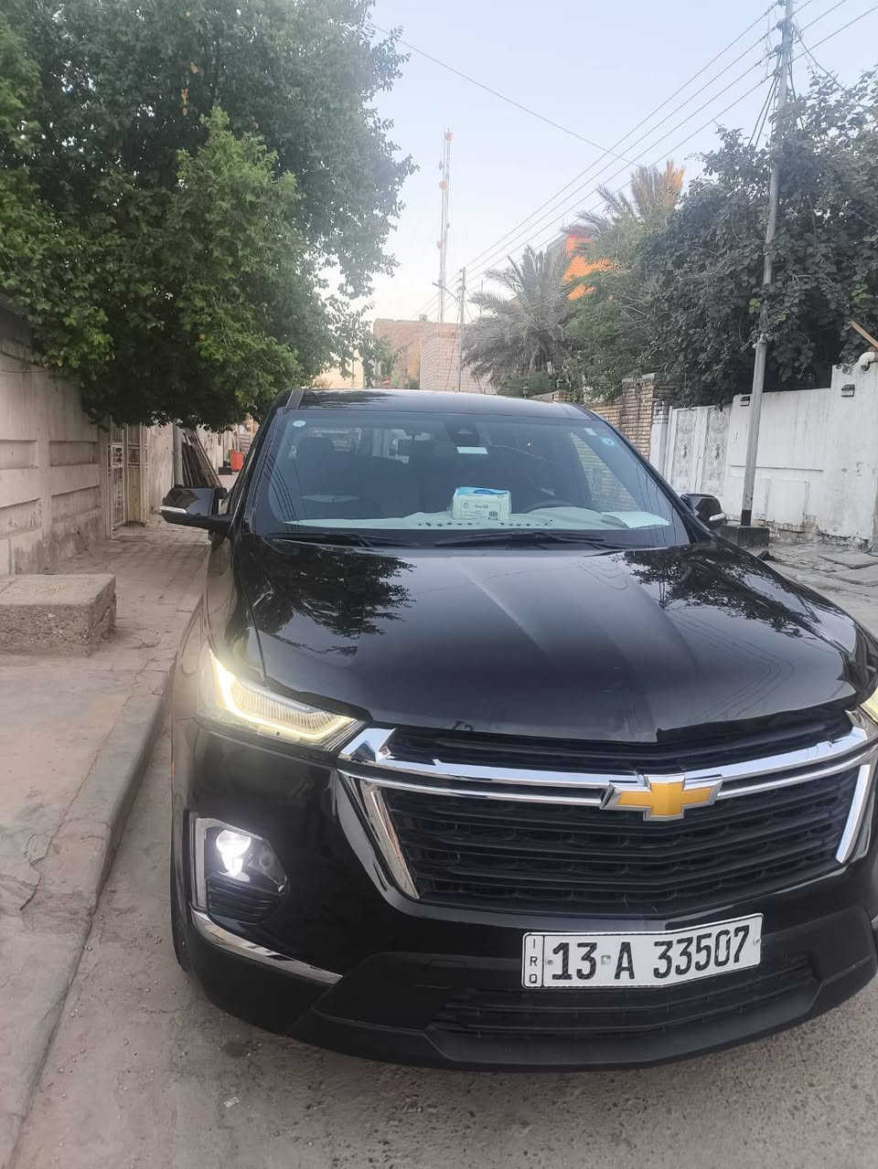 السلام عليكم اخوااان .. بيع فقطط
انسسب سعر ٢٥٠ ورقه قابل لتفاوض 🔥

شوفرليت ترافيرس ٢٠٢٣
رقم ميسان حره تحويل مباشر 

حجم المحرك : 6 سلندر 3600 
الضرر : ضربه بسيطه بقبق جنطه على البارد 
بدون ايرباك 

7 راكب 3 قطع تبريد - شاشه كار بلي
مسنات عسلي 
رادار مانع تصادم - مثبت سرعه - قياده اليه 

للاستفسار الاتصال *********** رقم ميسان
