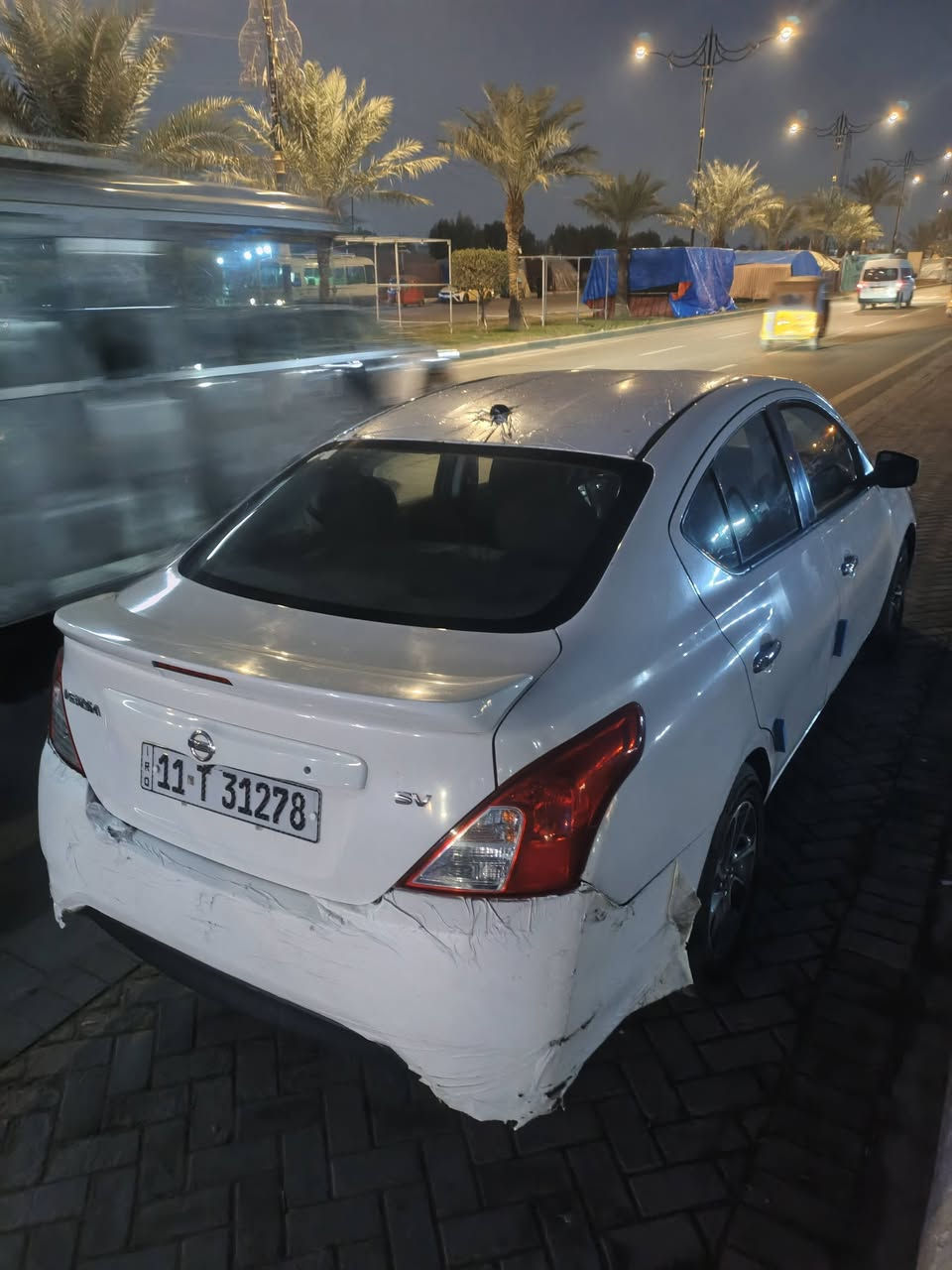 نيسان فيرسا بيهه 3قطع تبديل كير ومكينه كفاله صدر تايرات جددرايدهه ب 70 بيهه مجال قليل رقم بغداد تحويل بكاني راشديه رقم ***********
