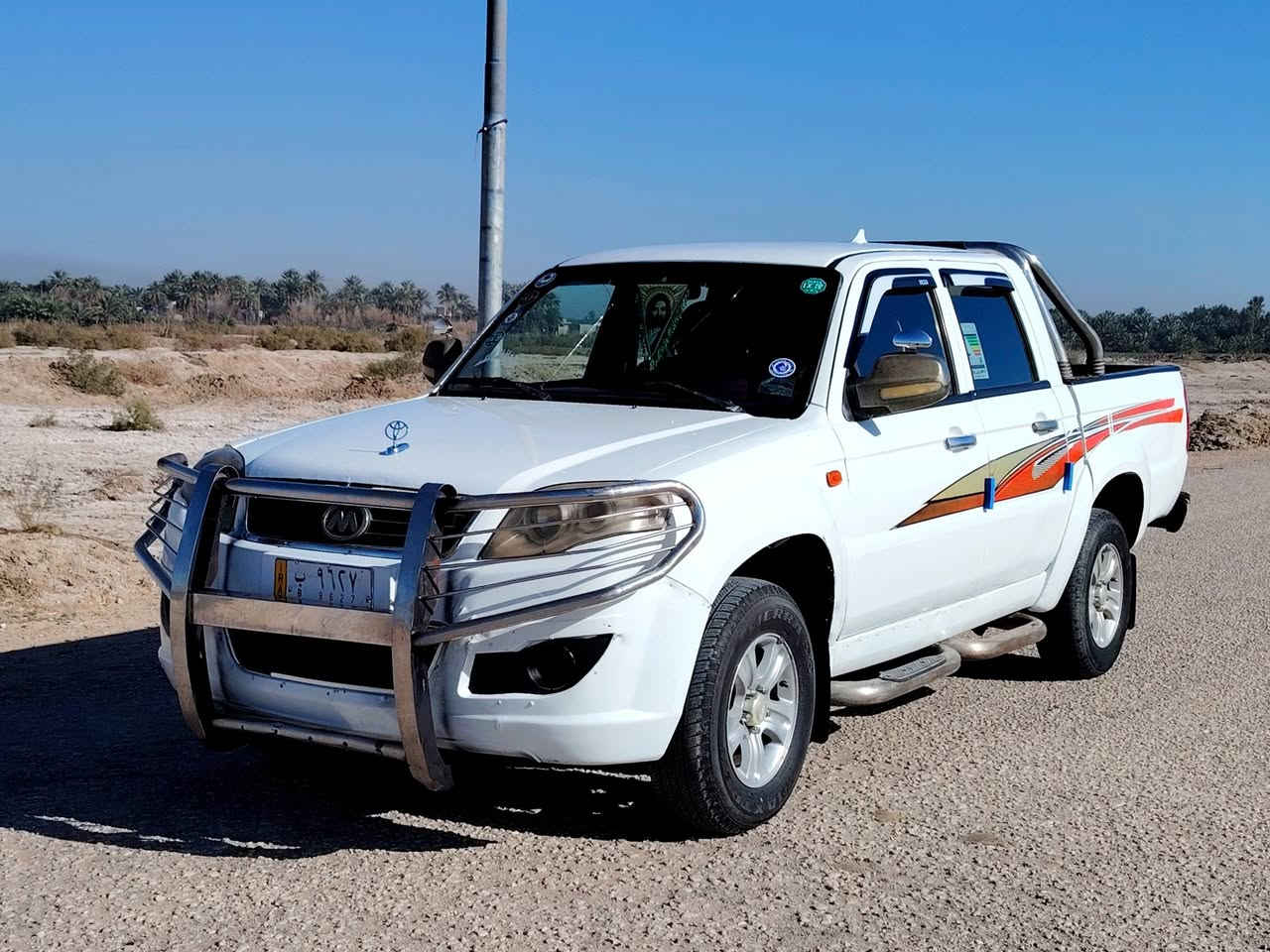 بيكم سكاي 2013 رقم قادسيه مشروع وطني مكفولة كفالة عامة من الضرية  والخياس محرك مكفول گير أكسن شركة   السعر(45) وبيه مجال الشراي
حدادية جديدة تخم تاير جديد كهربائيات كلهة شغالة .     تدفئة تبريد شغال 
سيارة جديدة //ملاحظه #مكلف_بل_نشر
الشراي يتصل *********** مكان نجف مناذره
