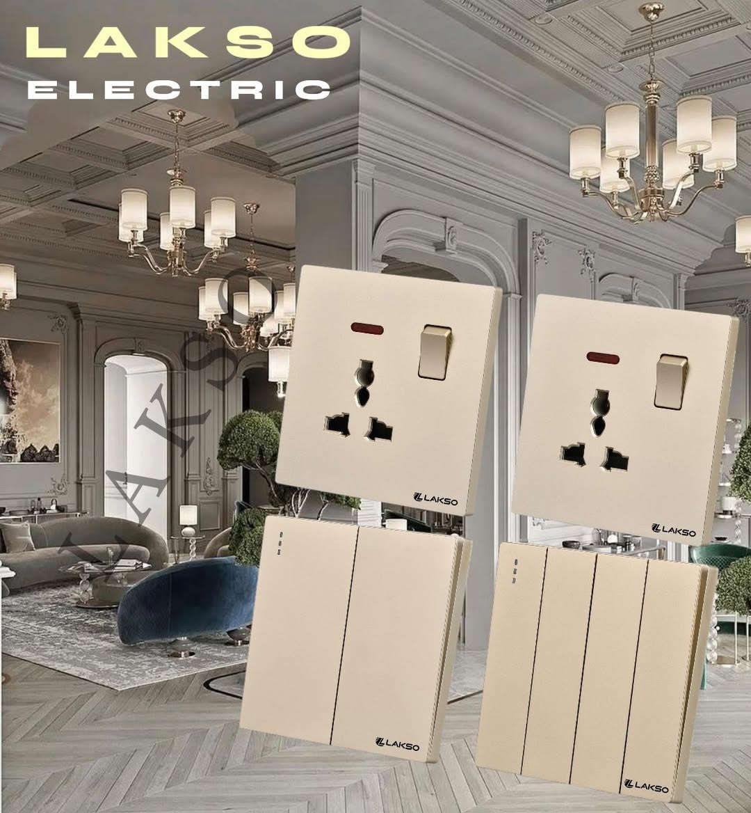 الجودة والفخامة مع لاكسو الكتريك
🔥 سويجات 🌐L A K S O   E L E C T R I C 🌐
✅ ضمان استبدال ٢٥ سنة حقيقي .
✅ بسعر المصنع للوكلاء واصحاب محلات الجملة .
🔴 جمعنا بين الجودة والأناقة .
🔷 المنتج حاصل على شهادات الفحص العالمية .
✅ نحاس احمر نقي 💯٪؜ .
🔶 موديلات حديثة وعصرية . 
🔶 متوفر بأربعة ألوان : 
(اوف وايت ، الشمباني، الرصاصي 3D، الاسود الطافي ).
‏    🌐🌐🌐🌐LAKSO ELECTRIC 🌐🌐🌐🌐
الوكلاء في المحافظات :
📍بغداد / كمب ساره / مجمع سيد مأمول السامرائي .
محلات الفقار *********** _ *********** 

📍النجف الاشرف / شارع المدينة عامود رقم ٧ 
محلات المصطفى ***********

📍كربلاء المقدسة / حي الاطارات / الشارع العام المؤدي الى الالف دار / مجمع لمسة ضوء لتجارة المواد الكهربائية 
 *********** _ ***********

للاستفسار مراسلة الصفحة او الاتصال واتساب على الارقام : 
📞  ***********
📞  ***********
