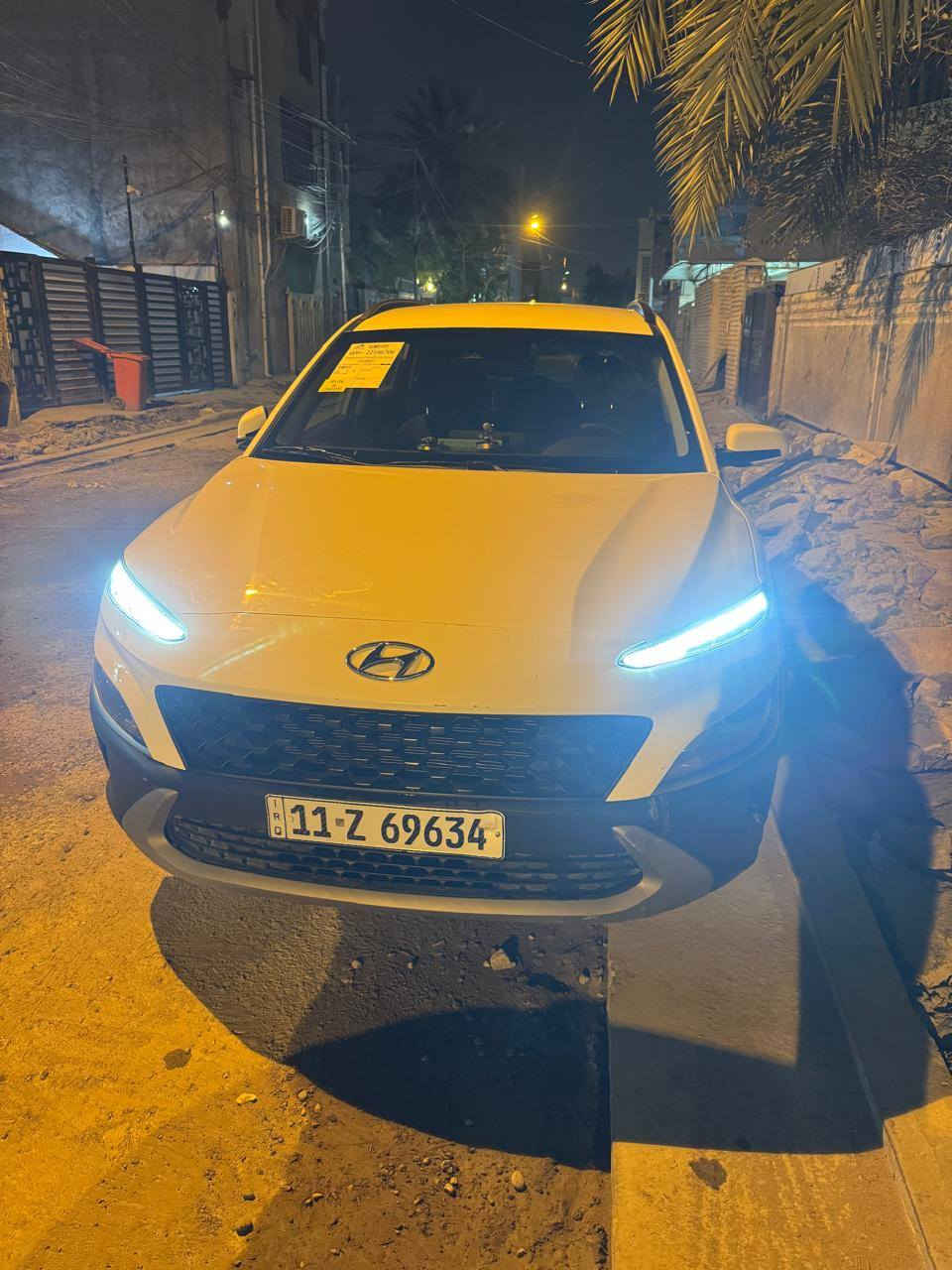 من رخصت ادمن محترم سياره كونا ٢٠٢٣ بسمي مابيه نقص سعر ١٥٥ مابيه حادث ماشيه ٤٠ حرق بابتين لاستفسار *********** مكان وزيريه
