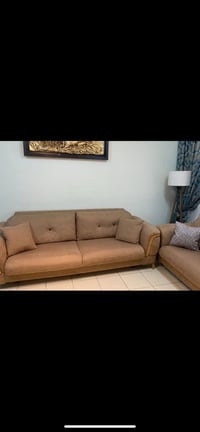 كنب تركي ١٠مقاعد • يصير سرير • ضرر بسيط