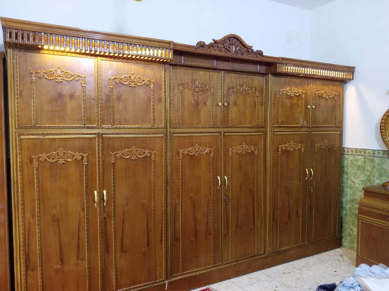 السلام عليكم
غرفة نجارة عراقي تسكام صاج 5 قطع
استخدام 4 اشهر فقط
***********
واتساب 👇
***********
