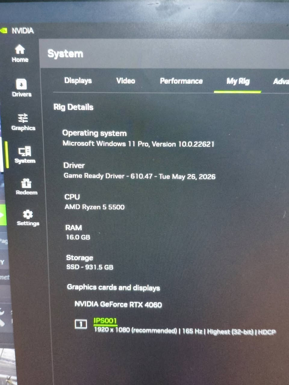 Amd Ryzen 5 5500 
MSI A520M-A PRO
Rtx 4060 8gb Gigabyte 
16 Gb DDR4 3200 mhz XPG 
1T Nvme 
600W psu Bronze 
240mm Alseye Liquid cooler 
السعر 925 الف متوفر توصيل الى جميع المحافظات


**إذا كنت صاحب هذا الإعلان وتريد حذفه لأي سبب، رجاءا أرسل رسالة إلى الدعم الفني**