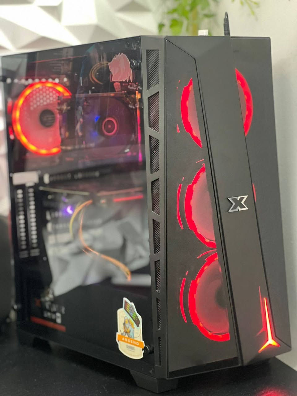 للبيع تجميعة PC قوية + كراتين القطع 🔥
تجميعة نظيفة جداً واستعمال شخصي، 
مناسبة للألعاب الثقيلة والبث.
🖥 المواصفات:
🔹 المعالج: Ryzen 5 5600X
🔹 كرت الشاشة: RTX 3060 ASUS
🔹 المذربورد: ASRock Gaming K4
🔹 الرام: 16GB XPG RGB 3200MHz
🔹 التخزين:
SSD WD 512GB
M.2 128GB
🔹 الباور: 500W Xigmatek
🔹 الكيس: Xigmatek 4 Fans
🔹 المبرد: Antec هوائي
الجهاز نظيف جداً وما بيه أي عطل.
📦 القطع موجودة كراتينها الأصلية مثل ما موضح بالصور.
🎁 هدايا مع التجميعة:
⌨️ كيبورد ميكانيكي عدد 2 (Blue Switch + Brown Switch)
❄️ مبرد M.2 ORICO
🤍 Kit كيبلات أبيض كامل
السعر 880 ألف 
الموقع الموصل
توصيل متوفر ان شاء الله


**إذا كنت صاحب هذا الإعلان وتريد حذفه لأي سبب، رجاءا أرسل رسالة إلى الدعم الفني**