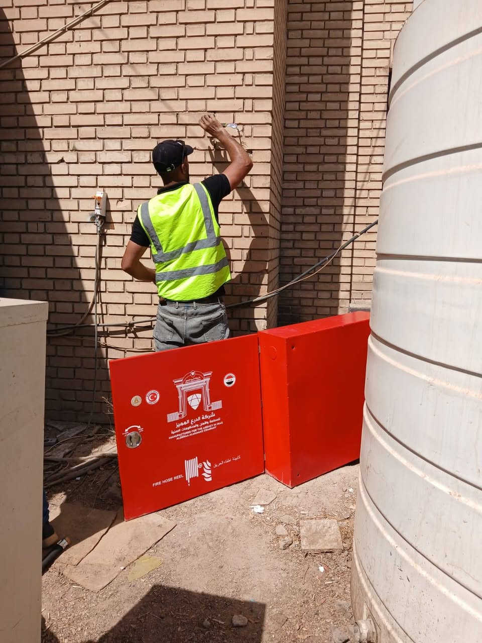 كادر الكرعاوي تجهيز ونصب كافة منظومات الدفاع المدني أسعار تنافسية وعمل درجة ممتازه بيش يشتغلولك أني نص السعر تصل وتدلل بغداد وجميع المحافظة الغاليه ***********
