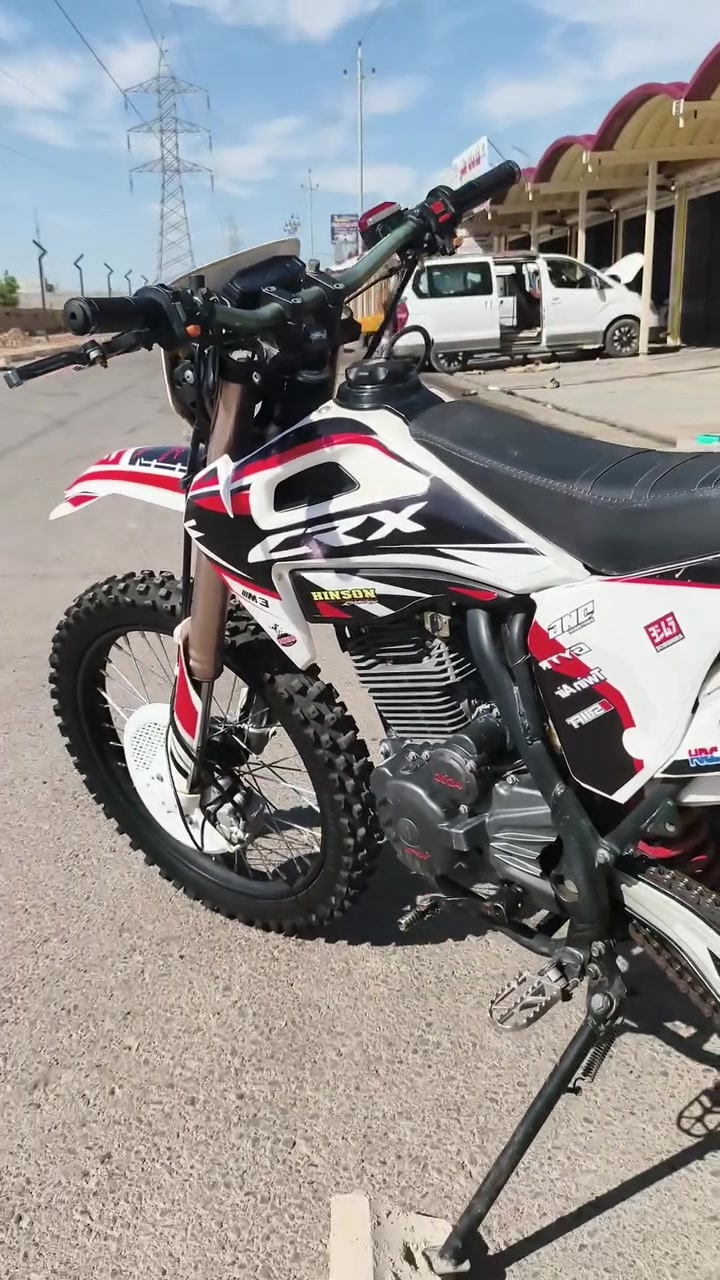 بيع سريع سلام عليكم دراجه CRX42 موديل24انضف منل نضيف ربع مناقصه ويلاه تايرات كله نضيف محرك سبانه مطاخه مكان خانقين سعر950وبي مجال رقم***********
