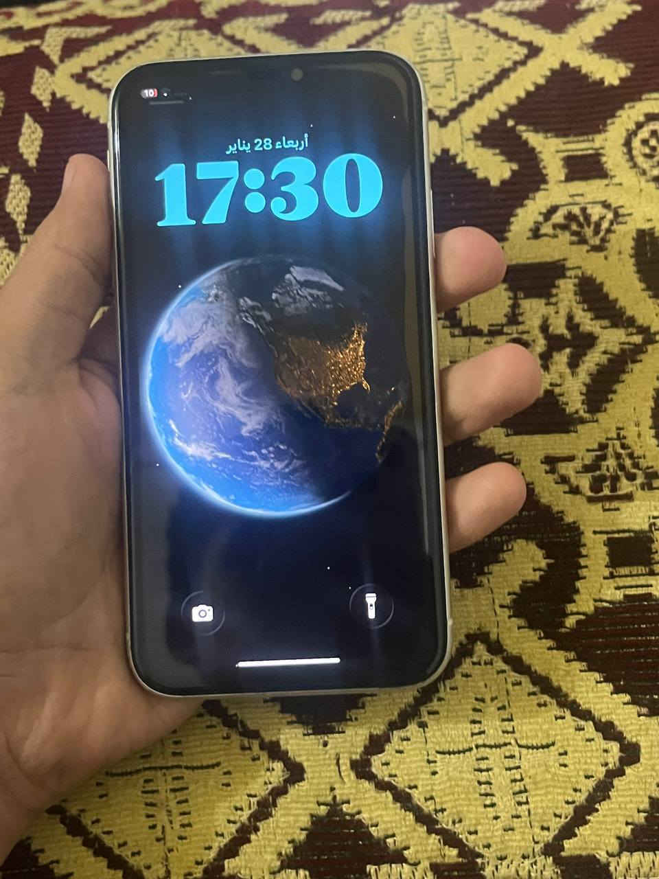 السلام عليكم ايفون 11 العادي للبيع ذاكرة 128 - بطارية 70 صرفها حلو - نموذج M شرق اوسط دبل سيم كارت  

جهاز مكفول فقط مبدل شاشة اصلية - فيس ايدي شغال كلشي شغال 
والعدسة مال كامرة الفوك طاحت فقط لا ماثرة ع تصوير ولا شي وتتبدل ب 3 الاف دينار فقط 

باقي جهاز كفالة 

سعرة 160 الف وبي مجال للشراي مستعجل ع بيع 

*********** واتساب مكاني البصرة الزبير
