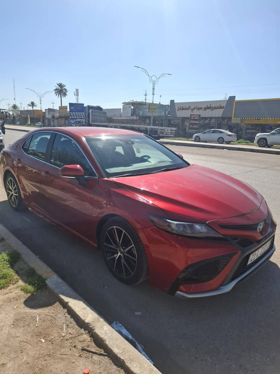 للبيع كامري 22اس اي امركي رقم شمال بسمي صور الحادث بلمنشور سياره جديده وخير من الله للبيع فقط سعر 205ورقه العنوان ديالى ***********
