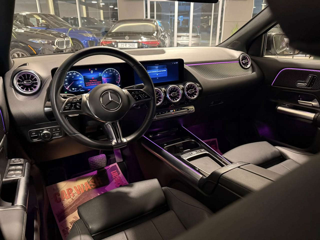 السلام عليكم 
للبيع فقط بدون مراوس GLA 250 موديل 2025 ماشية 6 الف

مواصفات كامرا وحساسات ورادار وبصمات وكشنات جلد وكهرباء وخزن وتحديد مسار و بعد هوايه مواصفات 
گير ومكينه بشرط
وراد امريكي جاملغ وشويه من الباب صبغ بدون دواخل او ايرباك ورقم الشاصي بالصور
السعر : 255$ ورقه 
للاستفسار : *********** كاوه جمال
او واتساب نفس الرقم 
العنوان : السليمانية المعارض الجديده معرض (الجاف)
