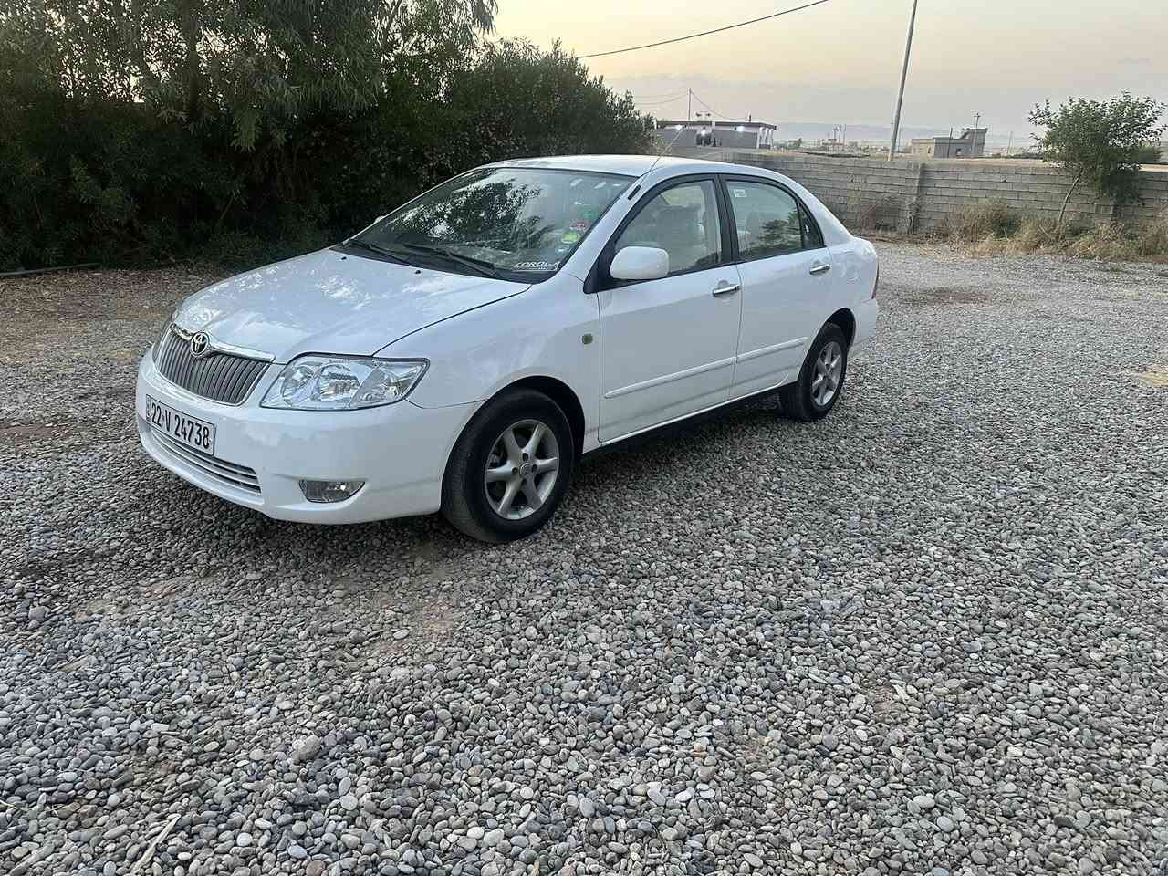 كورلا 2005 بيكاتشو صبغ عام بدون حادث تغير لون فقط من احمر الى ابيض  محرك 1600
گير اوتو جوم اوتو 
تخم تاير جديد  
السعر 70  بيها مجال بسيط
مكان السياره الحويجه- الحلوات
***********
ملاحظه: بيع نقد
