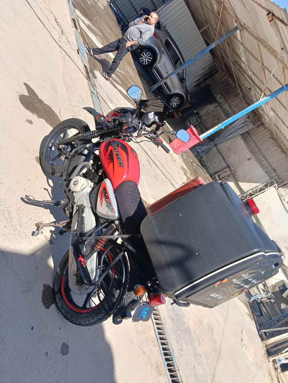 بوكسر موديل 2020 اوراق اصولي 7 اوراق/ دراجه كامله مابيها نفص لا تبخير ولا نضوح دهن مكينه خرسه  / هاي الدراجه شوفت عينكم مابيها نقص مكاني بغداد الحريه ***********
