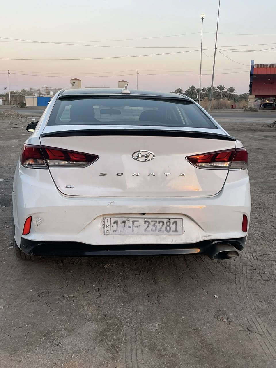 سوناتا ٢٠١٩ بيهة الجاملغات الخلفية صبغ فقط
بغداد بأسمي السعر ١٤٥
***********
