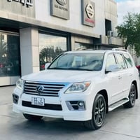 لكزس LX570 بريمي موديل 2013 المكان: بغداد   اللون: أبيض الداخل: قرميدي...