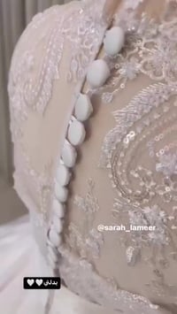 بدلة عرس • تصميم ساره الامير • بيها مجال