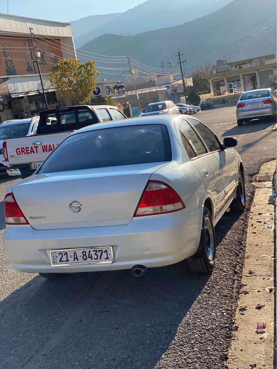 .                               بِسْمِ اللهِ الرَّحْمَنِ الرَّحِيْم
نیسان سەنی کۆری : مۆدێل 2010

سپی سەدەف گێڕ ئۆتۆماتیک ، ناو زەرد ، تەنها یەک دۆسەی بۆیاغە گێڕ و مەکینە و تەبرید و بەناوکردن و غرامە هەمووی بە شەرت 

☎️ *********** دخان, السليمانية
