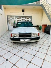 للبيع مرسيدس طيارين 190E موديل 1991 وارد يابان لون ابيض فول مواصفات جا...