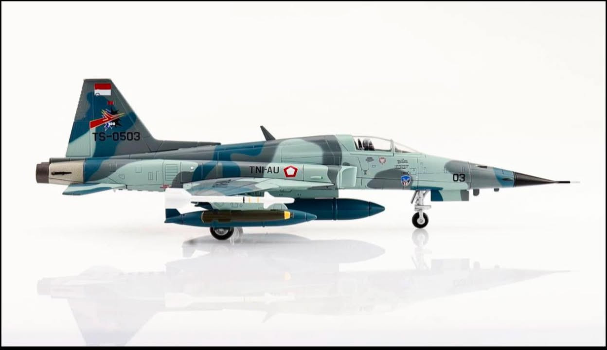 انتاج Hobby Master 
قياس1:72 F-5E Tiger II Indonesian Air Force 
11th Sqn


**إذا كنت صاحب هذا الإعلان وتريد حذفه لأي سبب، رجاءا أرسل رسالة إلى الدعم الفني**