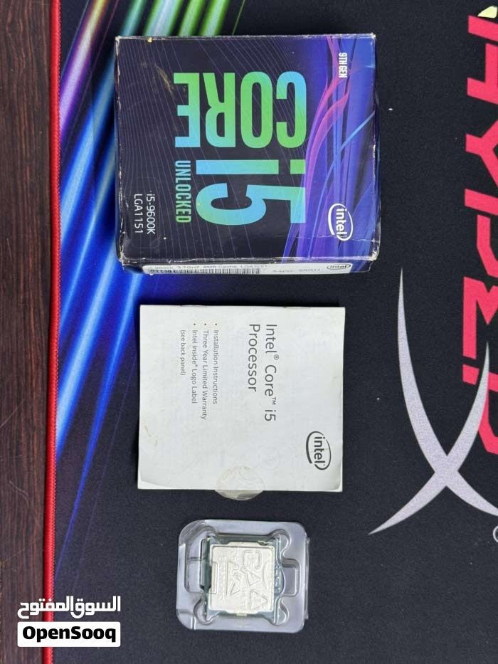 كومبو للبيع معالج انتل i5 9600k و بورد Gigabyte Aorus Elite B365m تقبل جيل ثامن و تاسع و مبرد هوائي rgb 
البورد ينقصها بس الكفر الخلفي io shield و تجي بدون كارتون و المبرد ينقصه backplate الي يتركب عليه المبرد سعره 5 الاف موجود بالصناعة
القطع نظيفة و شغالة و مكفولة من العطل والتصليح
للبيع بسعر 150 الف قفل مكاني بغداد حي الجامعة و توصيل ما عندي 
***********
