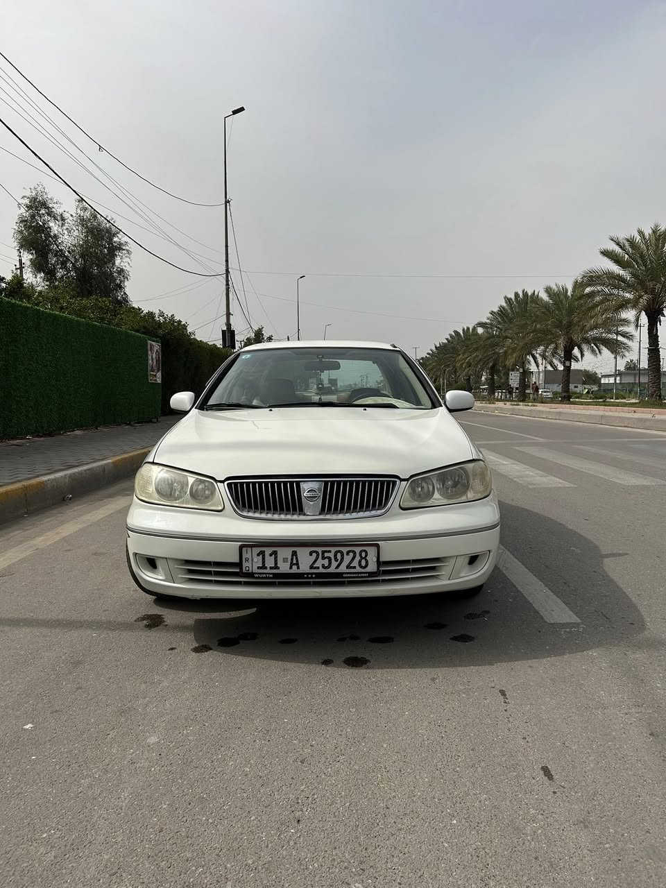 سلام عليكم 
نيسان سني ياباني 🇯🇵 موديل ٢٠٠٤ 
سياره جاهزه خير من الله سياره بسمي تحويل ثانيوم 
كير مكينه كفاله 
سياره مصبوغه حزام جماليه 
بيه طخه خفيفه بل جاملغ الخلفي سياره لا بيه دواخل ولا شاصي لا الغود كفاله 
منضومت زنون ثلجي 
اشاير لد 
تبريد ميحتاج اكول ثلاجه مال سني 
صدر امامي جديد قبل كم يوم شاده 
السياره مال جني متعوب عليها 
السعر ٨٠ او بيها مجال كلش قليل 
سياره جديده او كلشي اكو بل سوك 
***********
