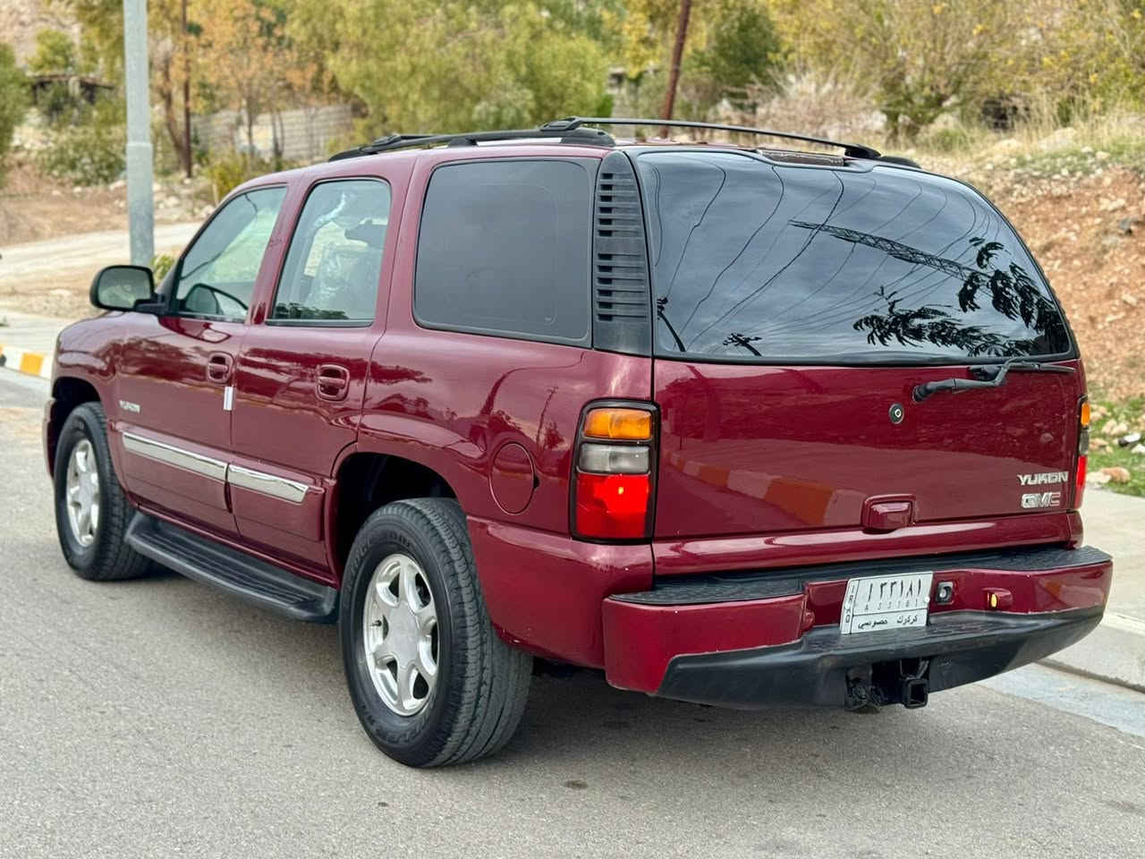 ‎سلام عليكم اخوان.  الله يبارك فيكم.  ويحفظ الجميع.  والكل على راسي🌹

                          🇺🇸GMC YUKON 2006 🇺🇸

مواصفات يوكن فول مواصفات ماعدا فتحة 

اداوات (بدون رقم) عدلة بدون كص

ماشية 200 الف محرك گير شرط

٤ تايرويل جديد حدادية جديد 

سيارة جديد ماشاءالله تبارك الله 

سعر:٨٣ ورقة

مكان سيارة/سليمانية-دربنديخان

عربي/***********
كوردي/***********
