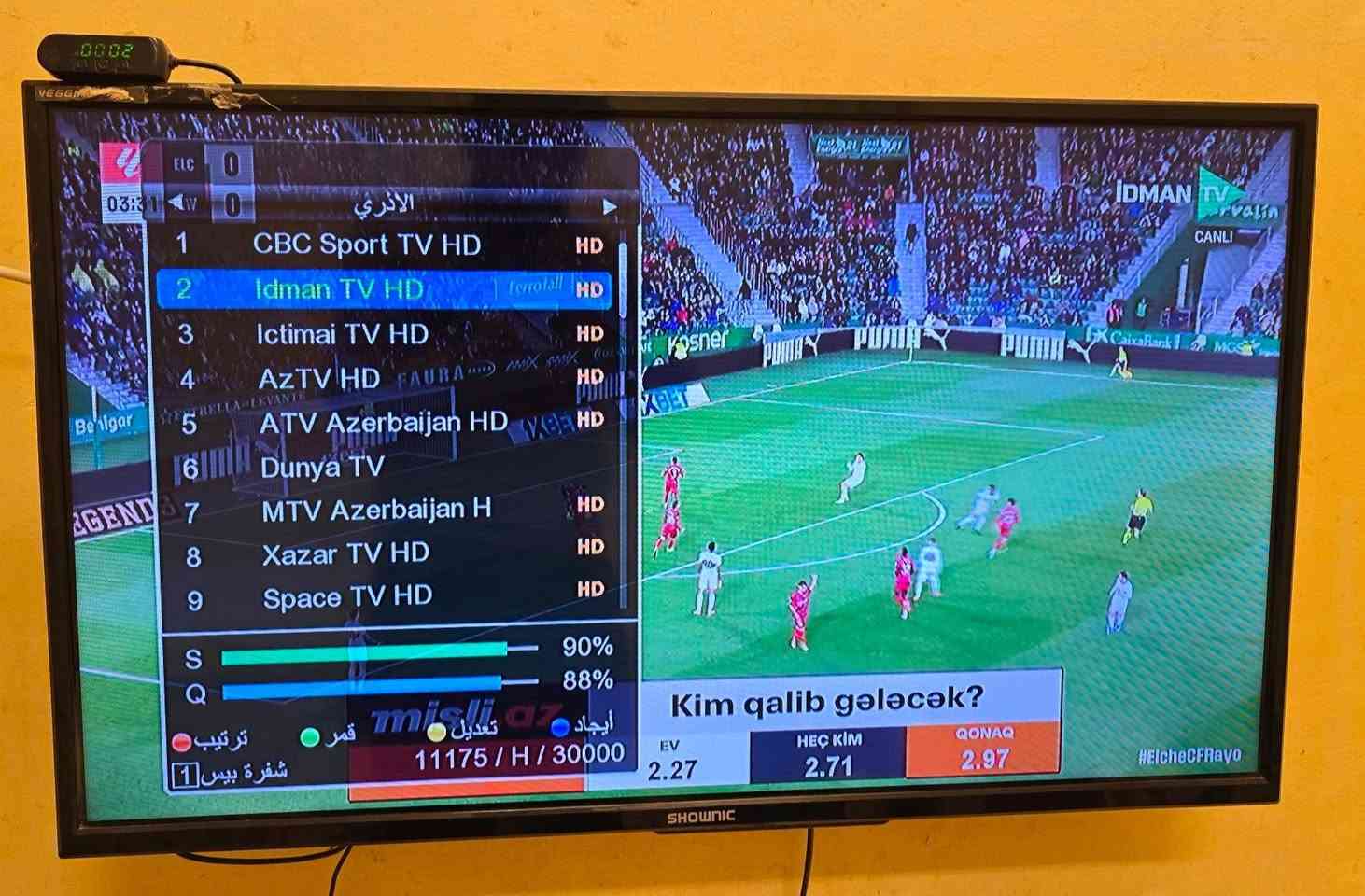 تنصيب الاقمار المجانية على مسطرة صحن حجم 85
1• القمر الاذري 46 شرق
2• القمر التركماني + الياهسات 52 شرق
3• القمر الأيراني 62 شرق 
تم استعمال لواقط فري بوكس ولاقط تيلسات 

للاستفسار لغرض تنصيب الاقمار
جعفر الصالحي ***********
البصرة الزبير
