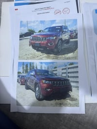 جيب جراند شيروكي للبيع 2017 بساتم ١٤ السياره بدون اي دوانز لمتد فول ما...